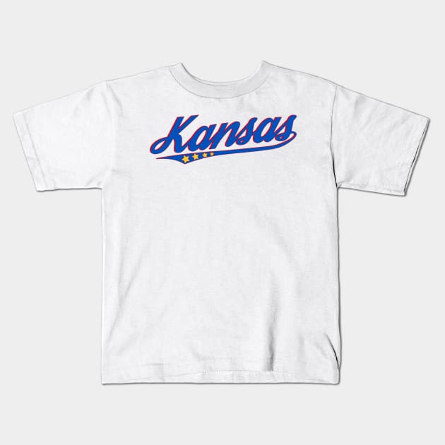 University of Kansas Kids T-Shirt by sydneyurban